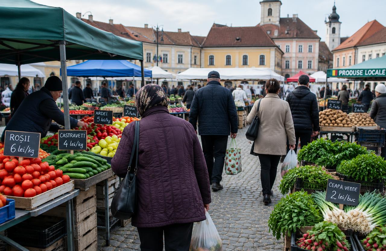 Cât costă legumele la piața din Reșița săptămâna aceasta